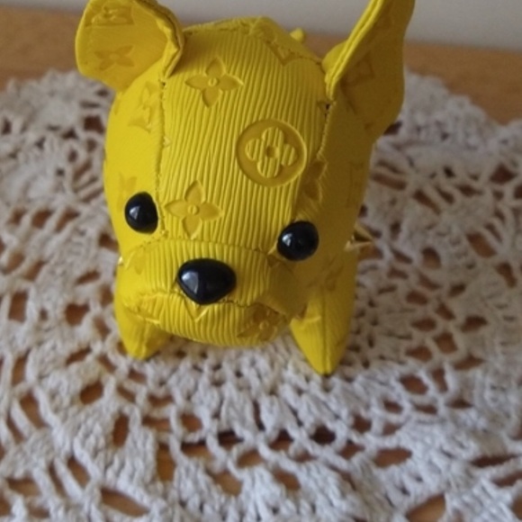 Monogram Frenchie dog purse/bag charm keychain - Picture 5 of 6